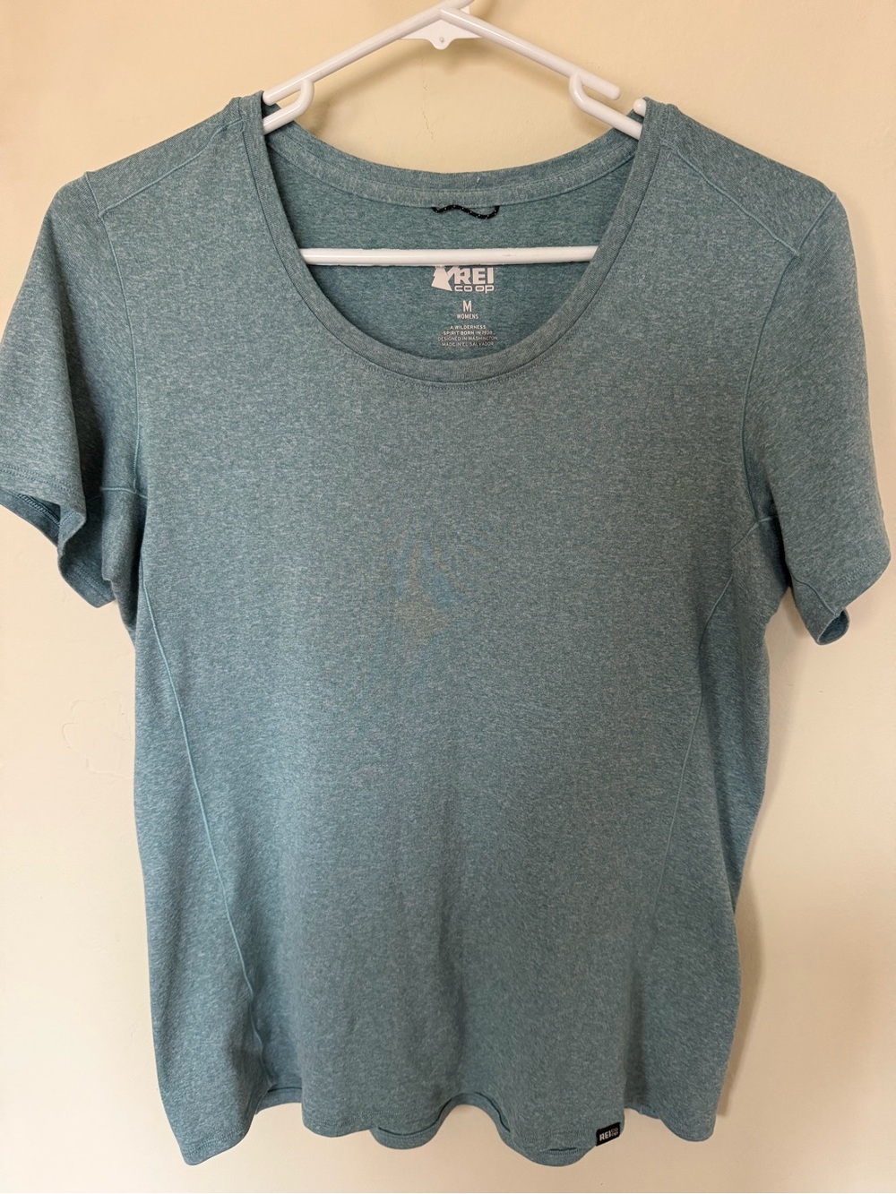 REI Women's Short-Sleeve Crew Tee in Teal Green